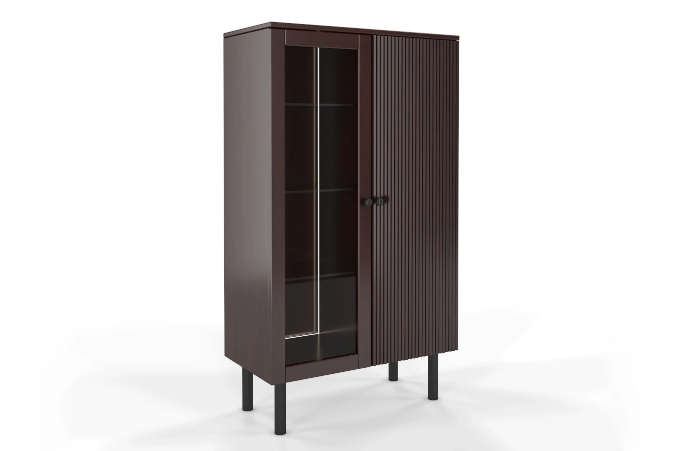 Witryna bukowa Visby NORVIK High / szer. 80 cm