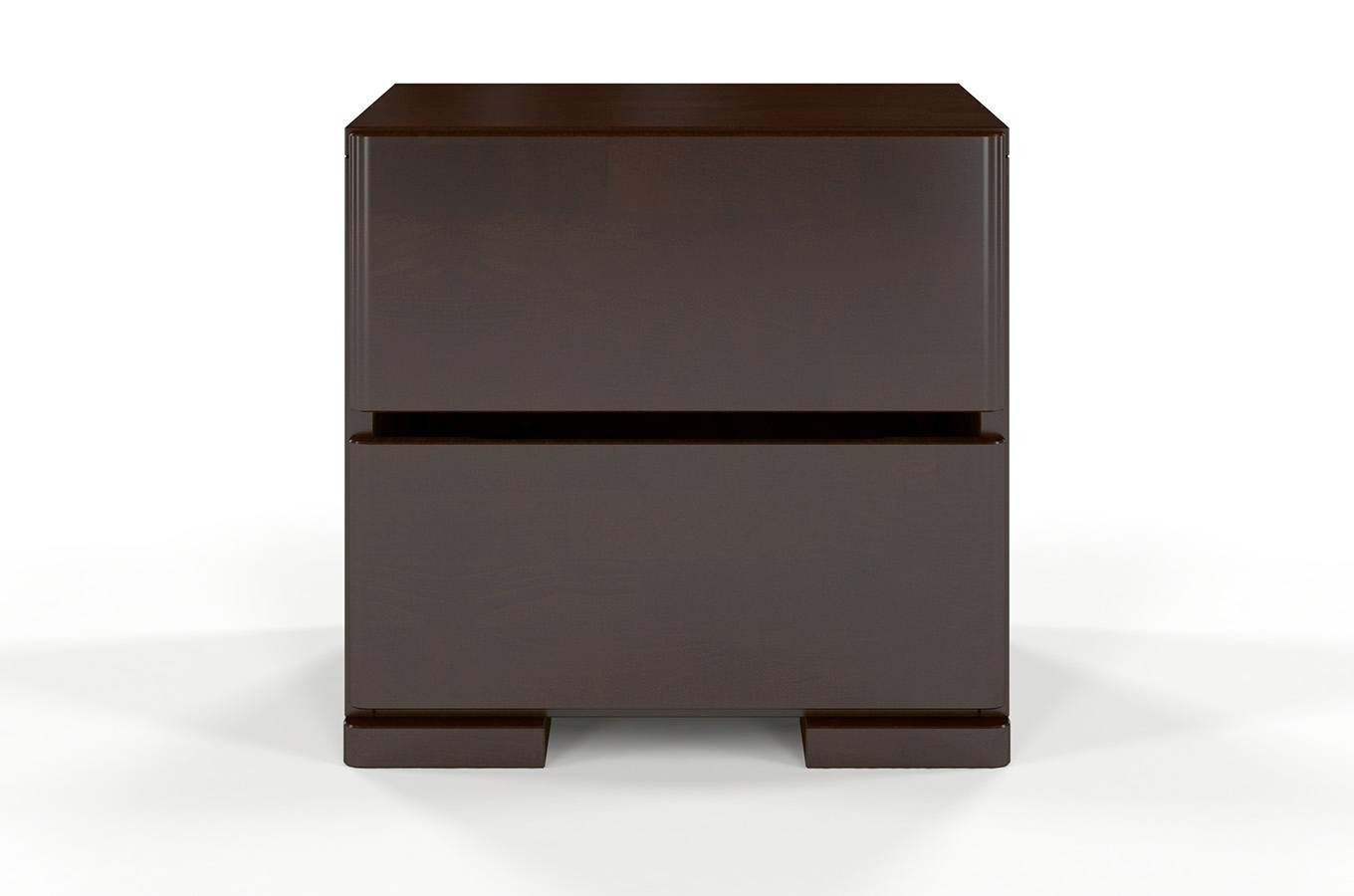 Drewniana szafka nocna bukowa Visby Sandemo High 2S / szer. 40 cm