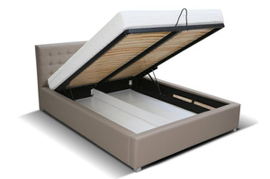 Tapicerowane łóżko do sypialni ROSARIO