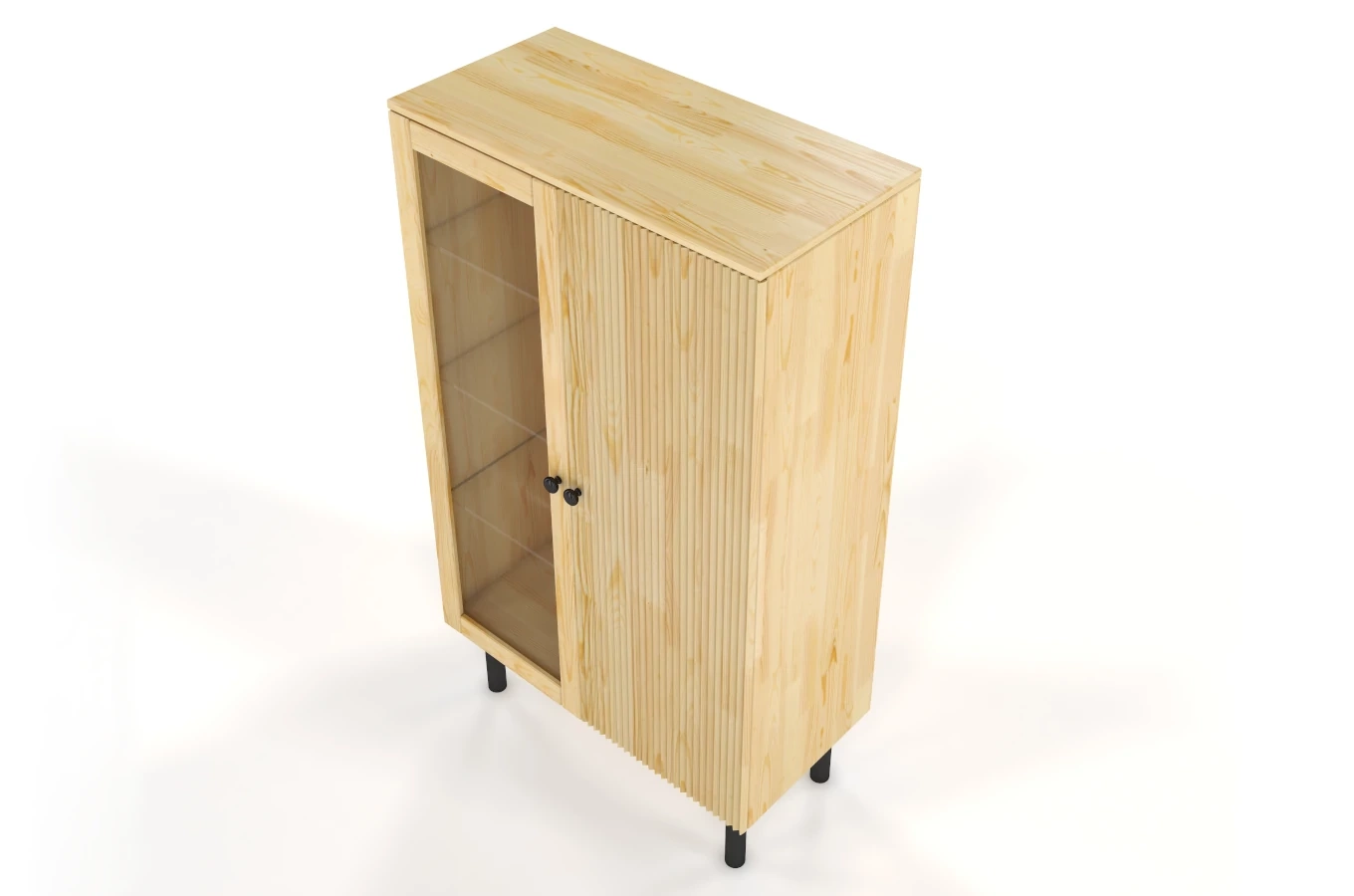 Witryna sosnowa Visby NORVIK High / szer. 80 cm