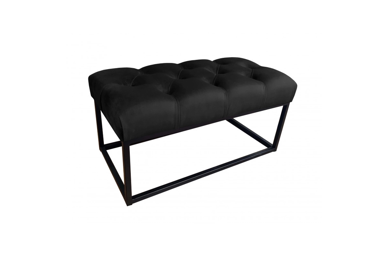 Tapicerowana ławka CITY na metalowych nogach / kolor tkaniny + podstawy do wyboru!