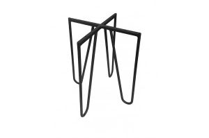 Tapicerowany taboret SECONDO na metalowych nogach / kolor tkaniny + podstawy do wyboru!