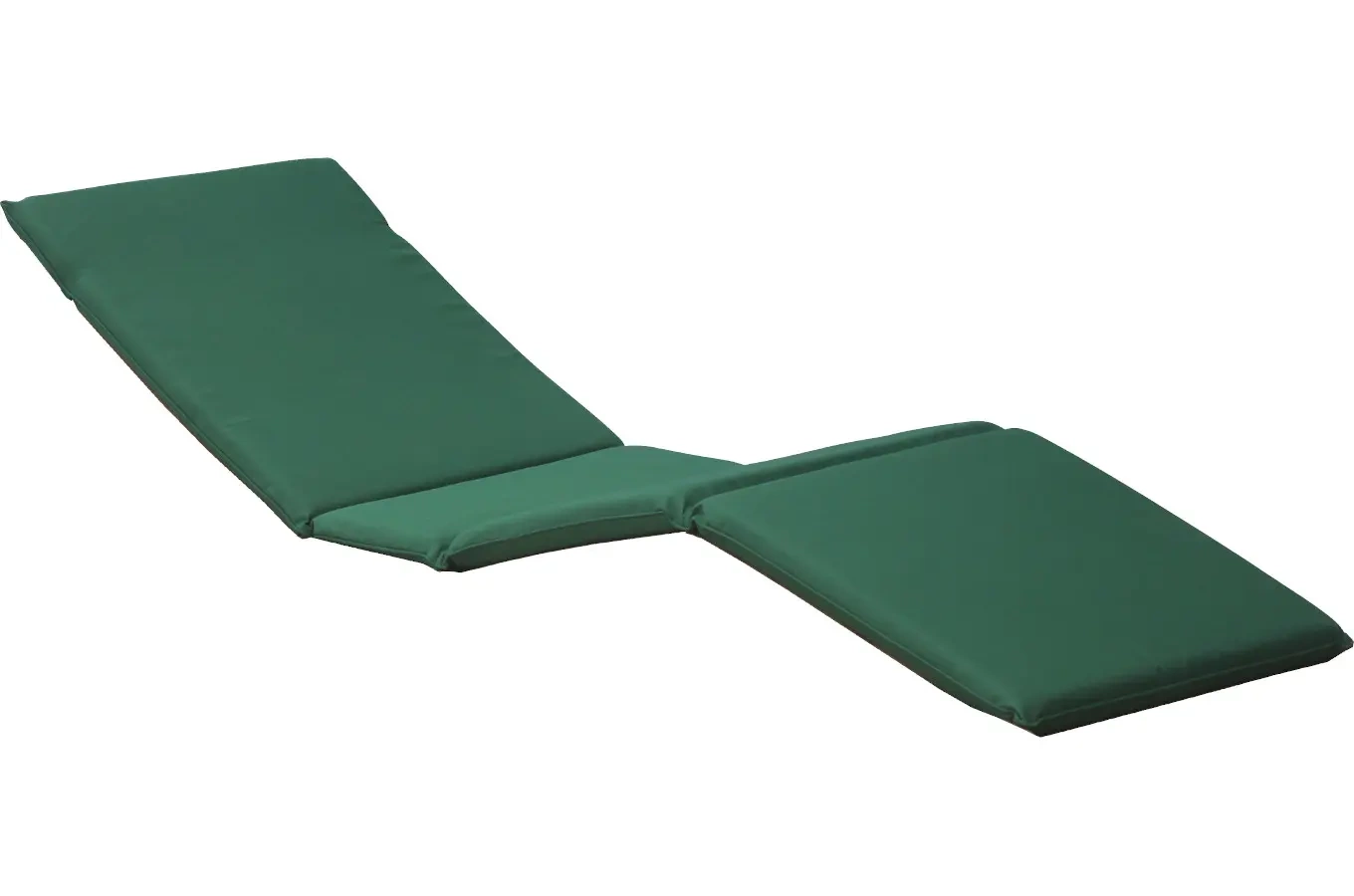 Leżak ogrodowy SINTRA z zieloną poduszką
