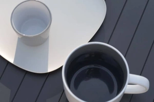 Zestaw mebli do ogrodu - rozkładany stół ALLORO 210-280 cm + 6 krzeseł PALMA