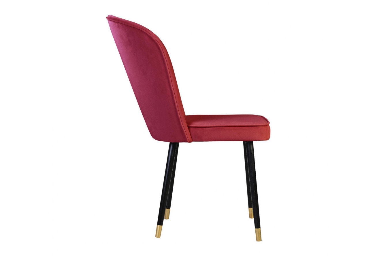 Krzesło tapicerowane CORNELIA z pionowymi przeszyciami