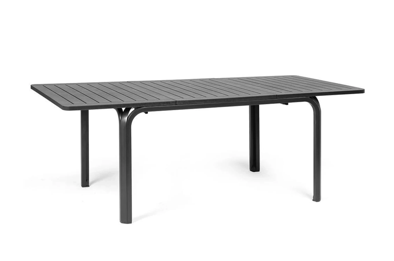 Zestaw mebli do ogrodu - rozkładany stół ALLORO 210-280 cm + 6 krzeseł PALMA