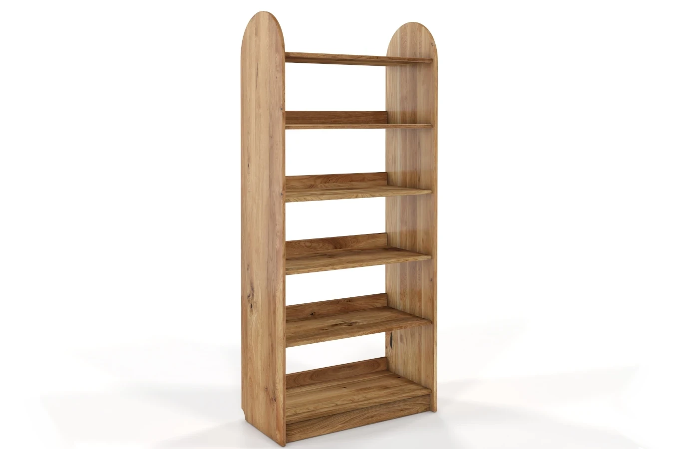 Regał drewniany dębowy Visby KLIPPEN / 3 szerokości