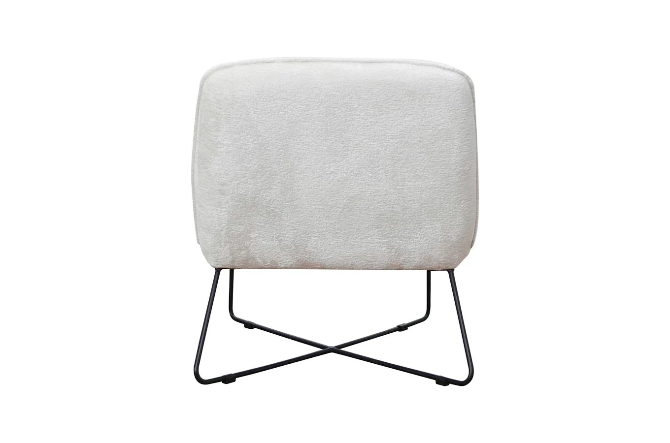 Nowoczesny fotel HERMES z metalowymi nogami