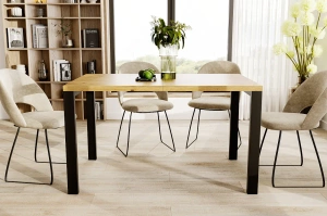 Nowoczesny rozkładany stół GARANT 130-220 x 80 cm (dąb artisan)