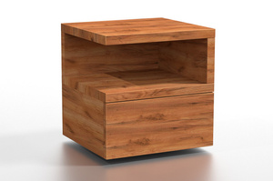 Drewniana szafka nocna LAMAR / szer. 40 cm