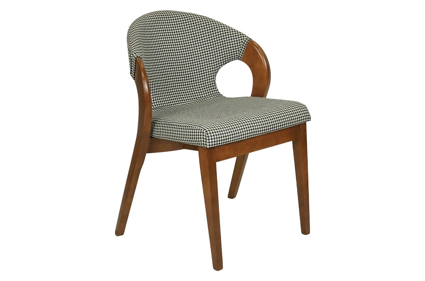 Eleganckie krzesło tapicerowane 877 w stylu retro