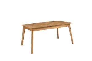 Rozkładany dębowy stół FRANS 180-260 x 90 cm (dąb naturalny)
