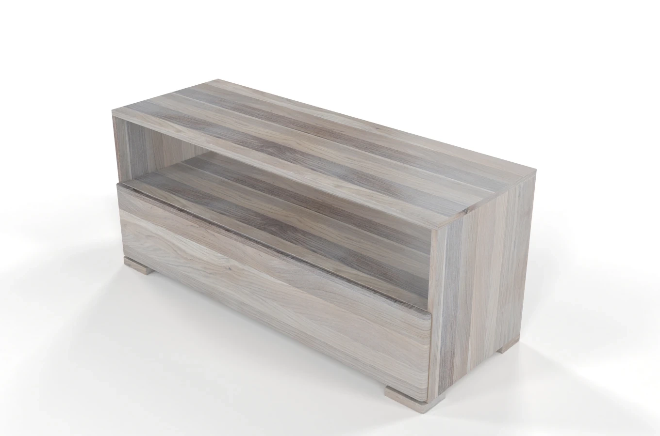 Drewniana szafka RTV dębowa Visby SANDEMO / szer. 120 cm