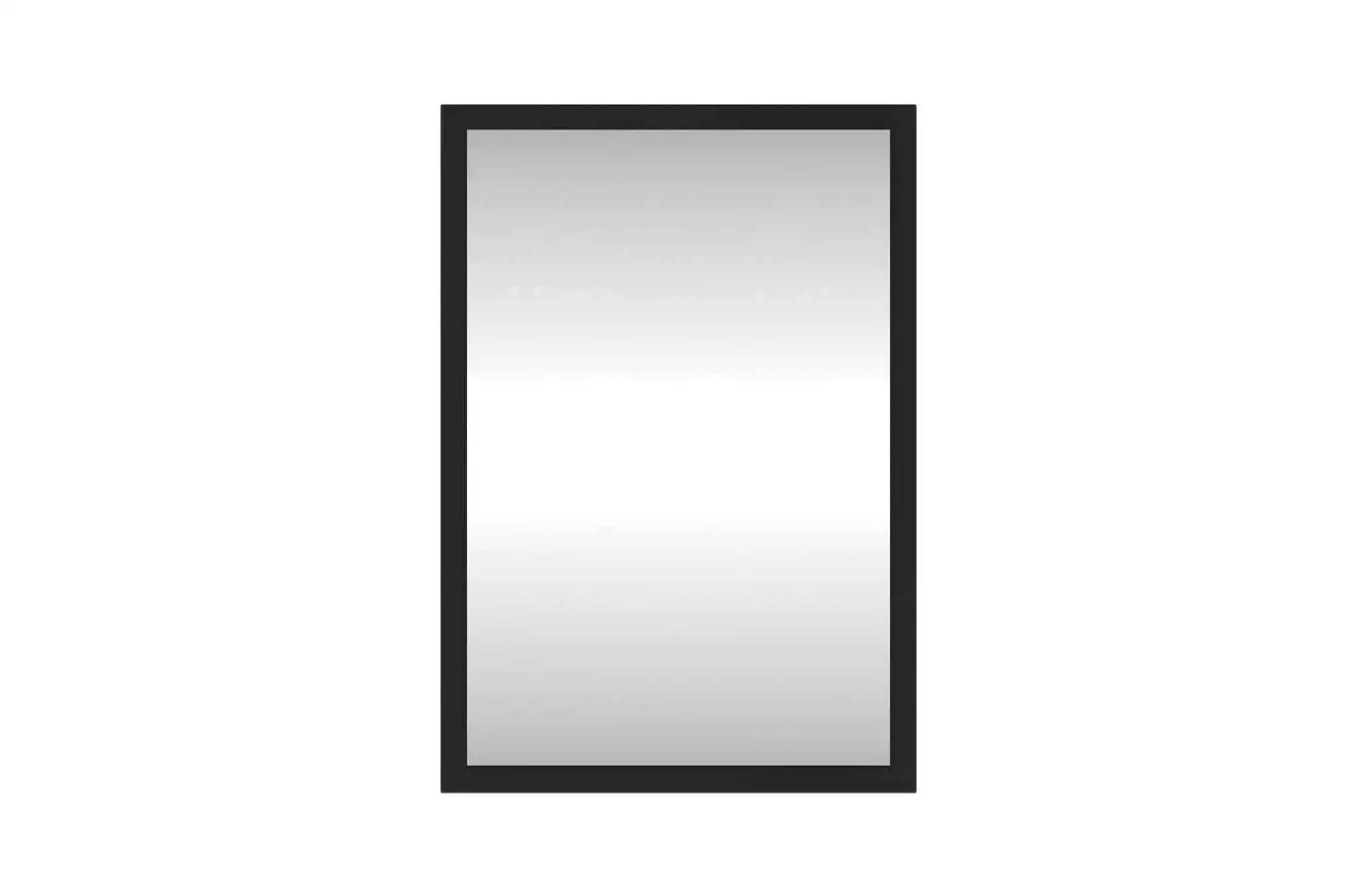 Elegancki, czarny zestaw mebli do przedpokoju Dancan EVELINE / wysoki połysk