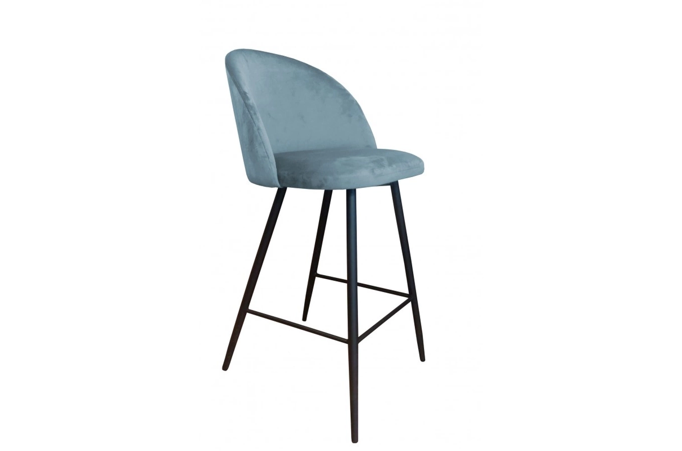 Tapicerowany hoker CELYN na metalowych nogach