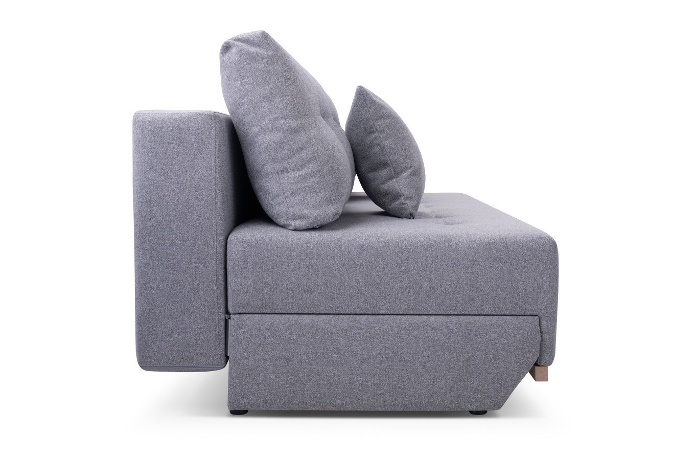 Elegancka rozkładana sofa NEGROS z pojemnikiem na pościel