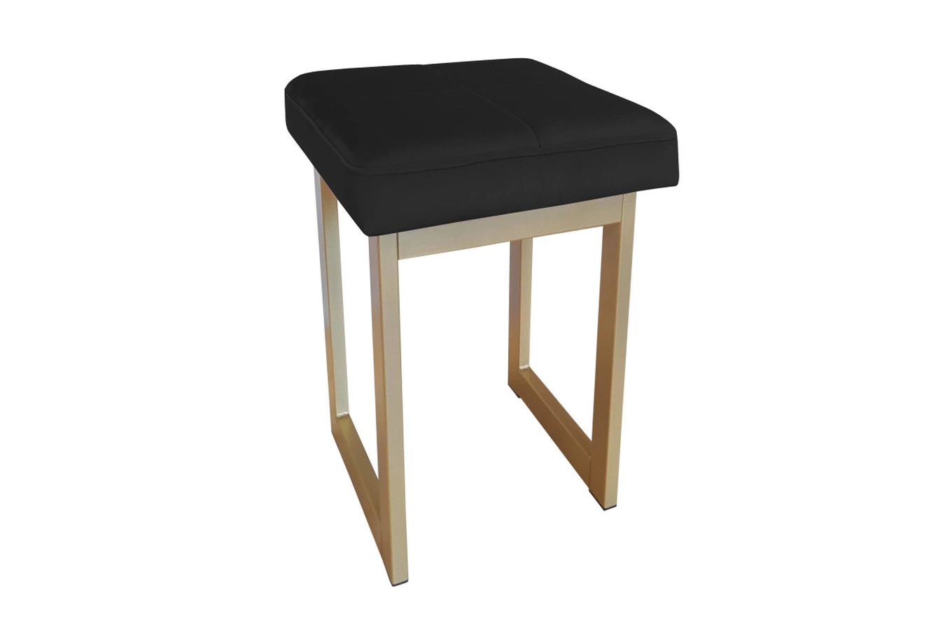 Tapicerowany taboret PRIMO na metalowych nogach / kolor tkaniny + podstawy do wyboru!