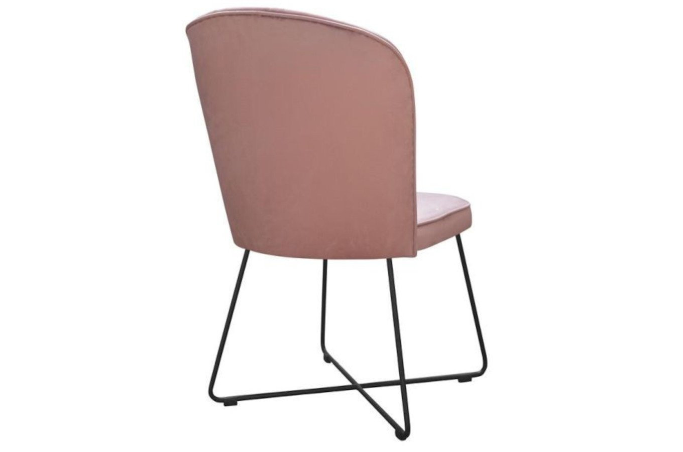 Krzesło tapicerowane CORNELIA X z pionowymi przeszyciami