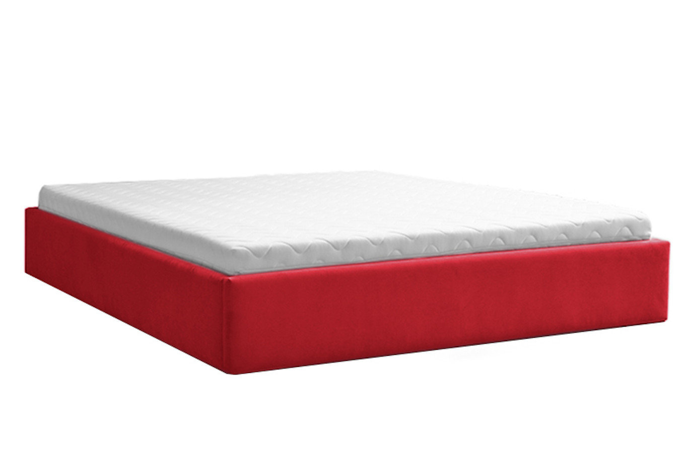 Klasyczne łóżko tapicerowane do sypialni ROLAND - bez zagłówka