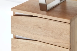 Nowoczesne dębowe biurko z szufladami TORI I / 150x67 cm