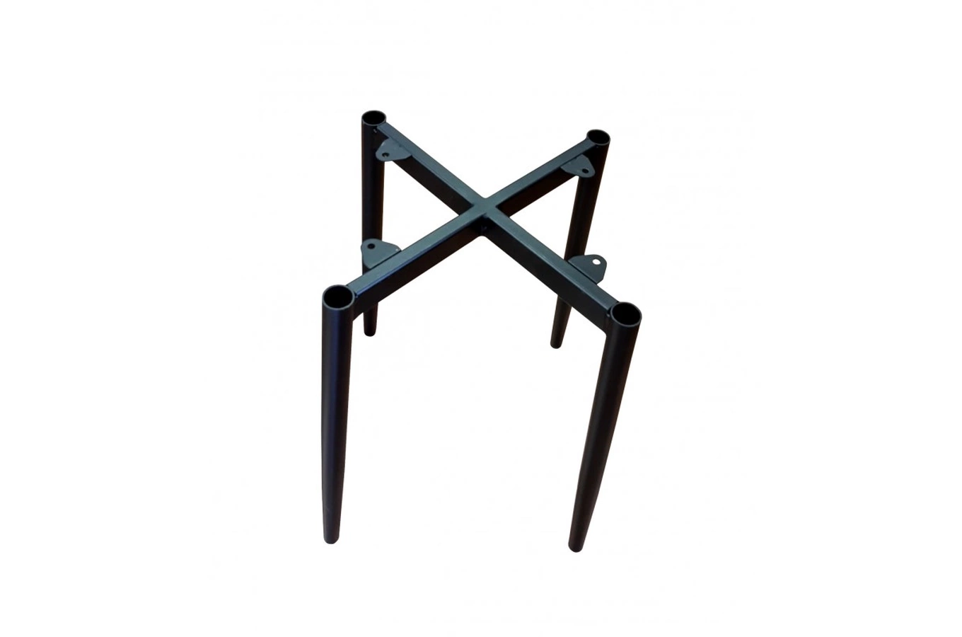 Tapicerowany taboret QUINTO na metalowych nogach / kolor tkaniny + podstawy do wyboru!