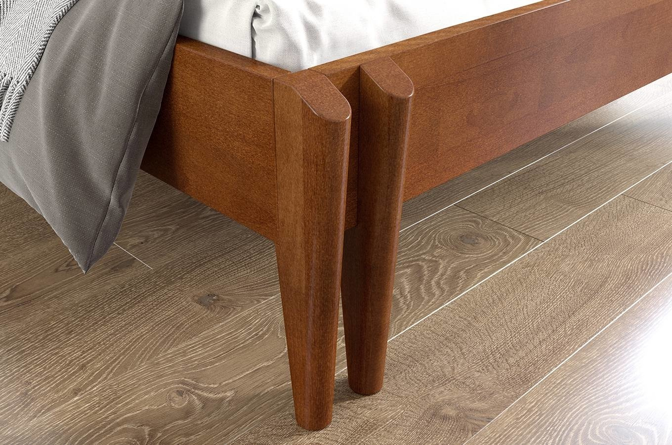 Łóżko drewniane bukowe Visby POZNAŃ