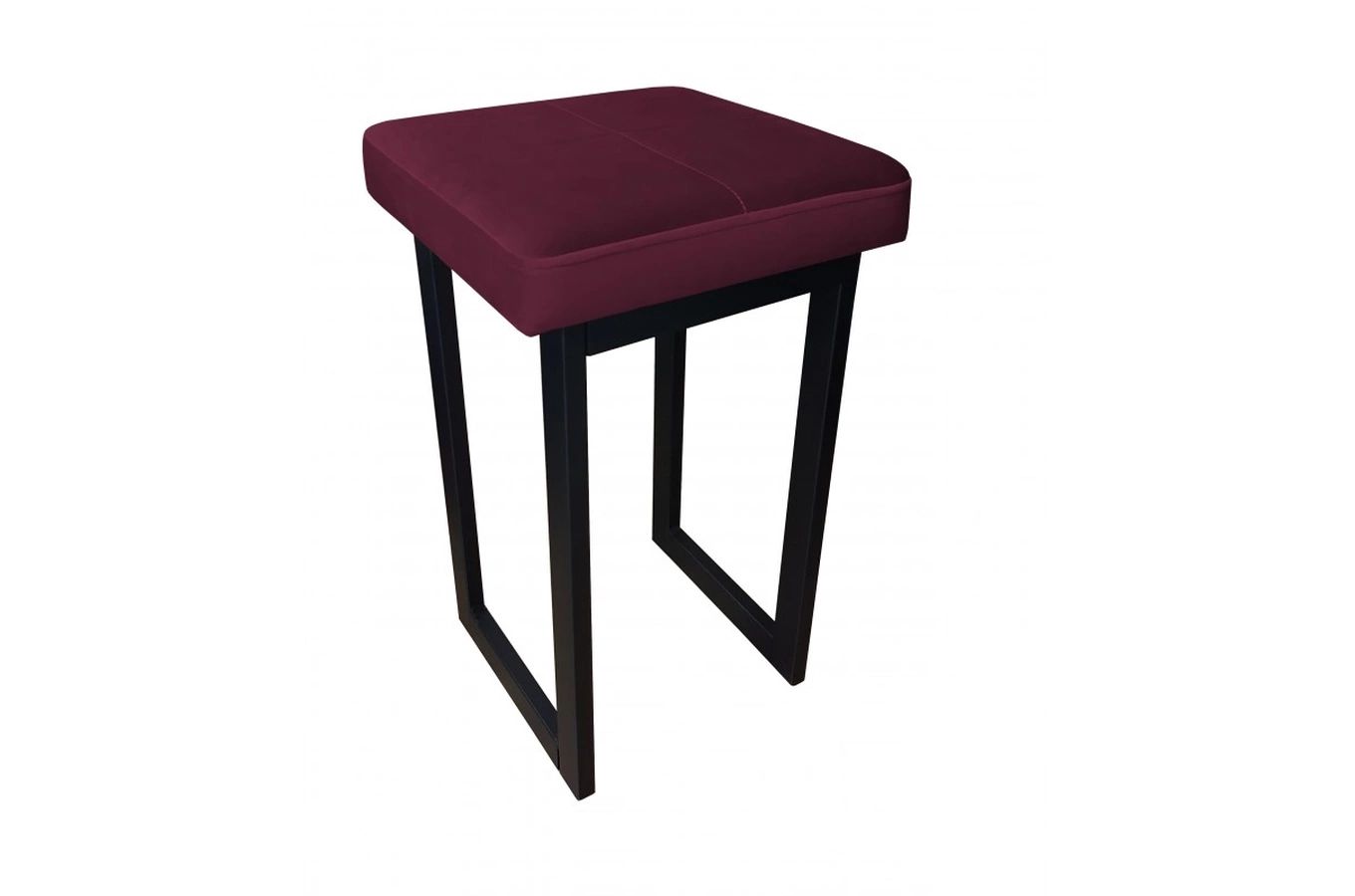 Tapicerowany taboret PRIMO na metalowych nogach / kolor tkaniny + podstawy do wyboru!