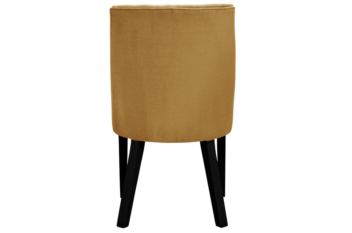 Eleganckie pikowane krzesło DONNA CHESTERFIELD na drewnianych nogach