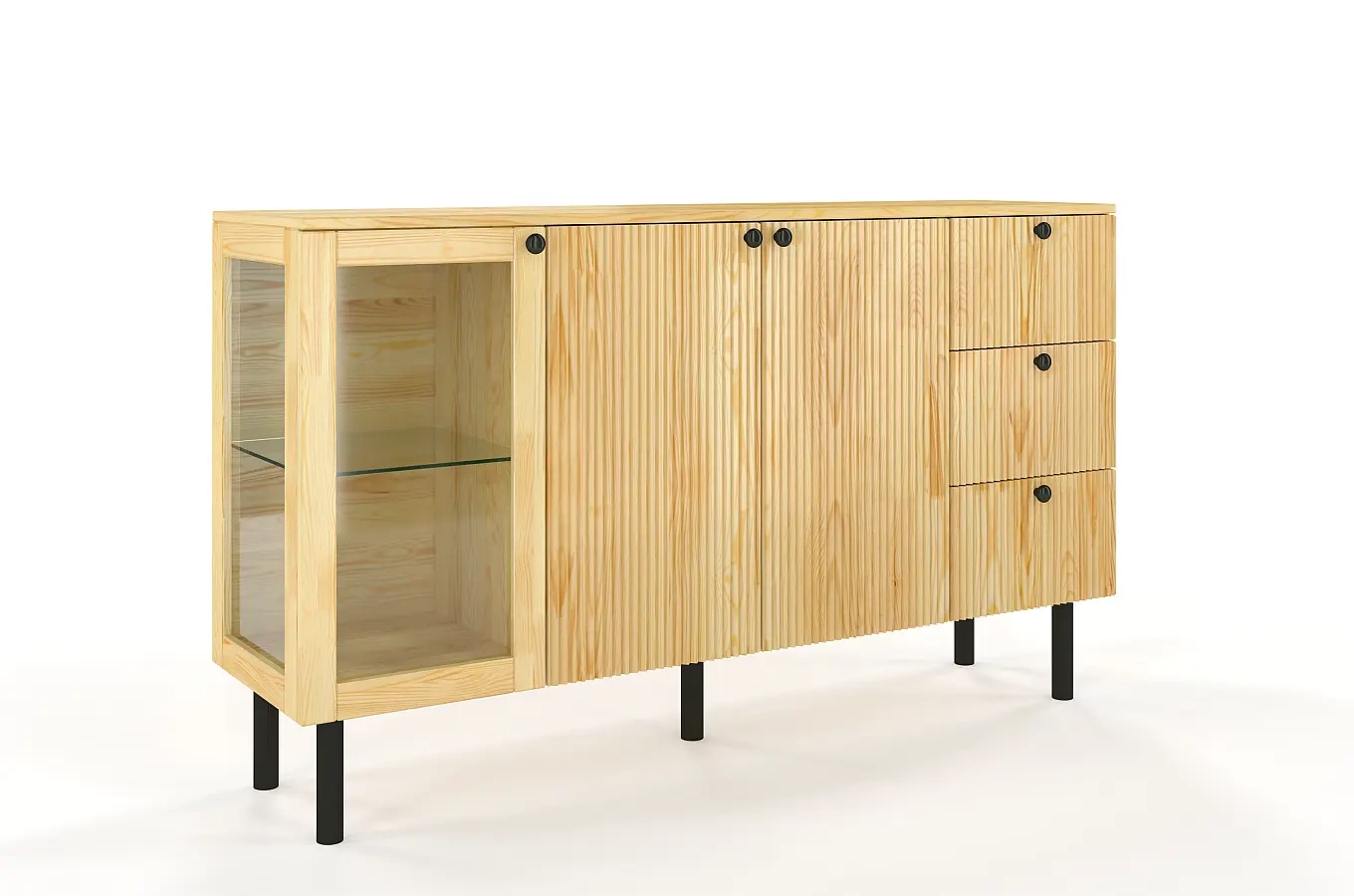 Komoda sosnowa Visby Norvik / szer. 160 cm