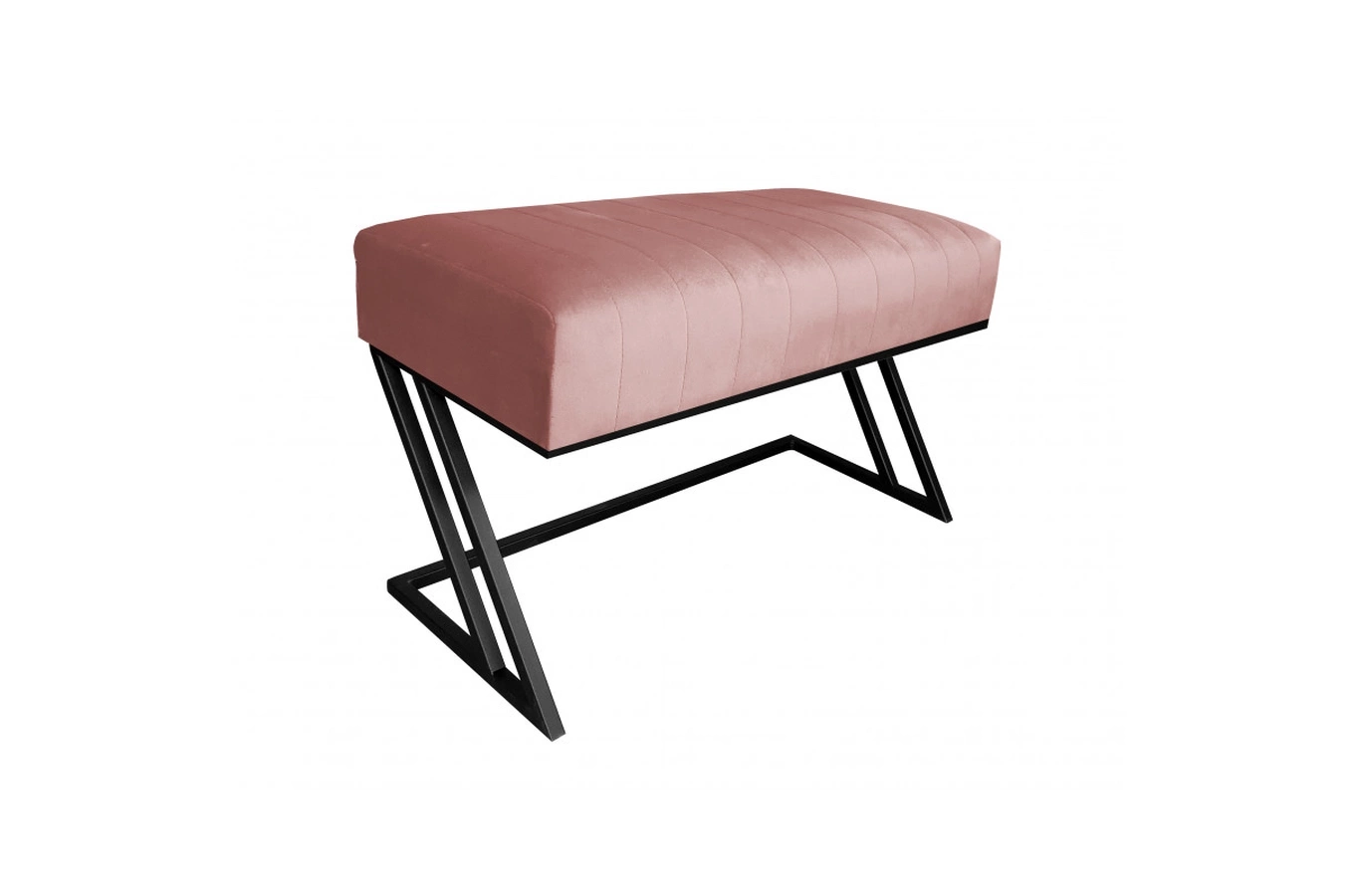 Tapicerowana ławka DIZI na metalowych nogach / kolor tkaniny + podstawy do wyboru!