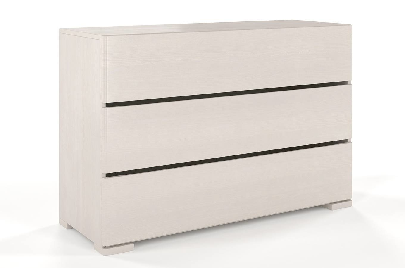 Drewniana komoda sosnowa Visby Sandemo 3S / kolor orzech