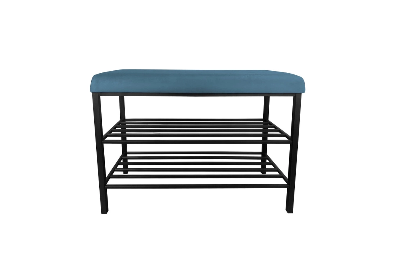 Tapicerowana ławka na buty DEXTER na metalowych nogach / kolor tkaniny do wyboru!