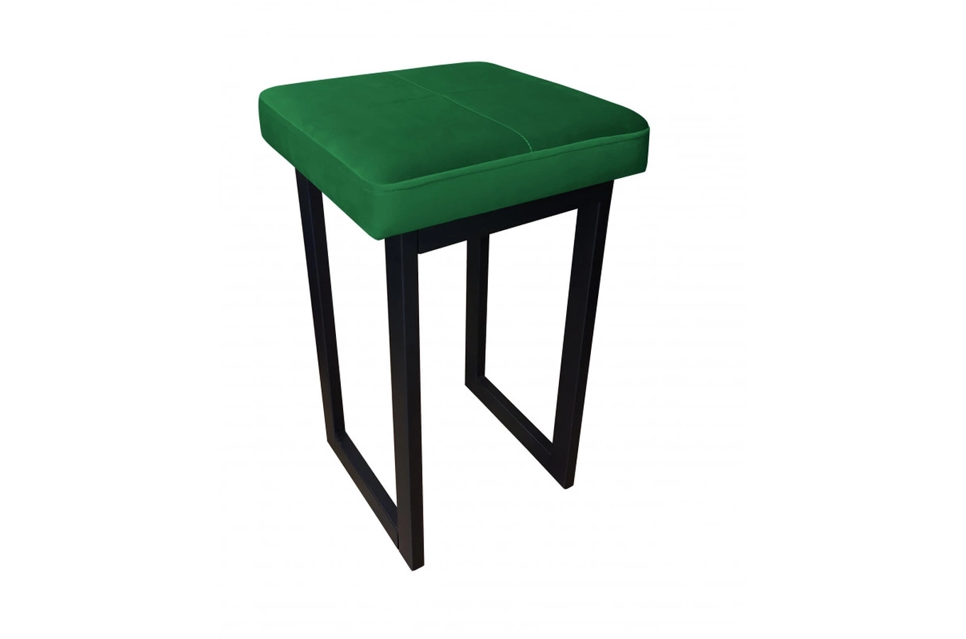 Tapicerowany taboret PRIMO na metalowych nogach / kolor tkaniny + podstawy do wyboru!