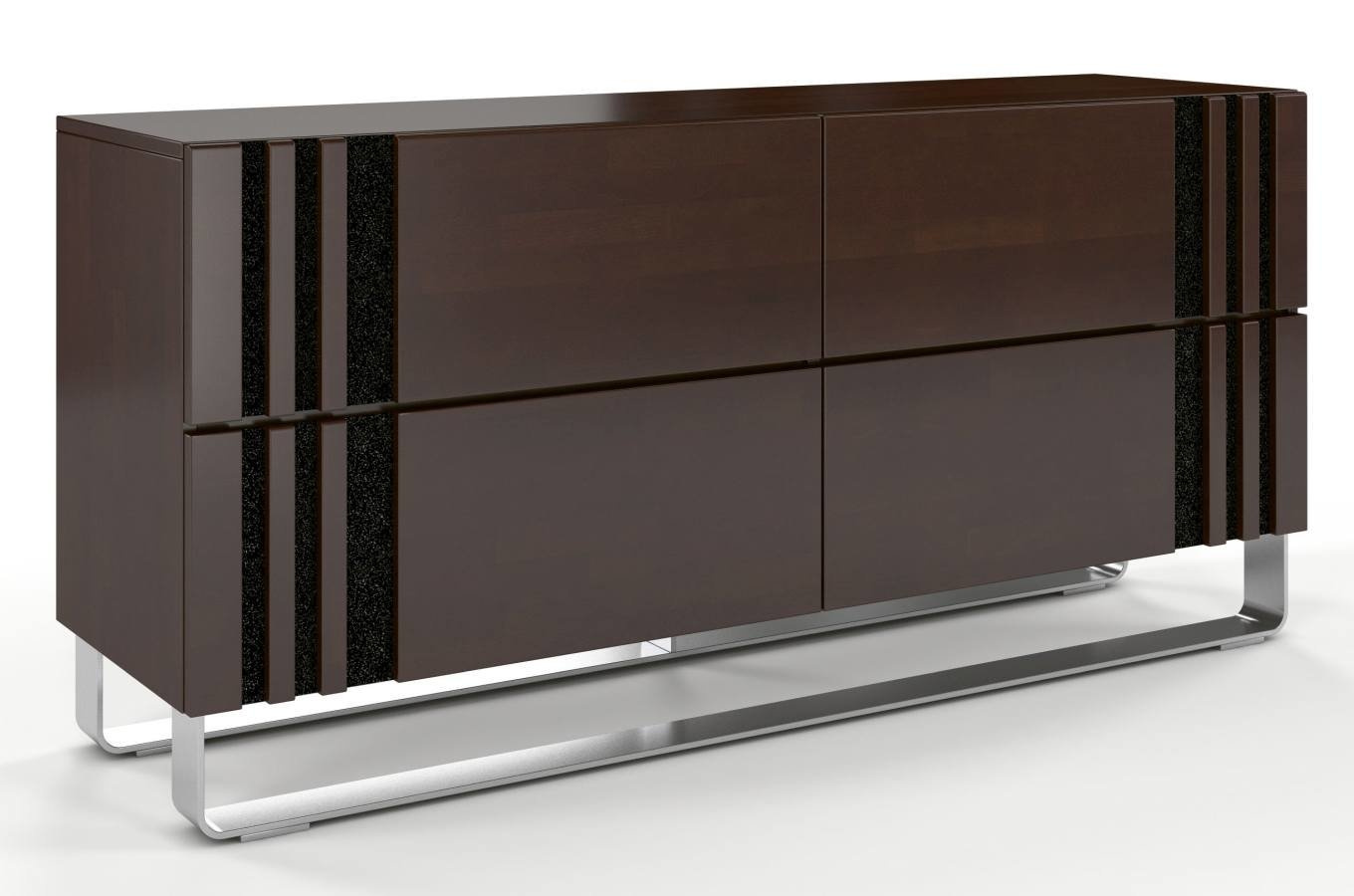 Komoda drewniana bukowa Visby KIELCE / kolor orzech