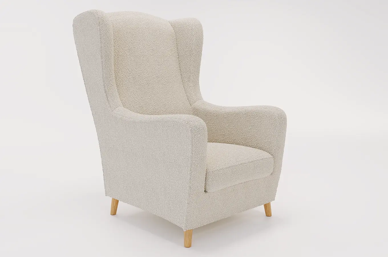 Fotel uszak Skandica AGNETA / 4 kolory tapicerki + 2 kolory nóg do wyboru!