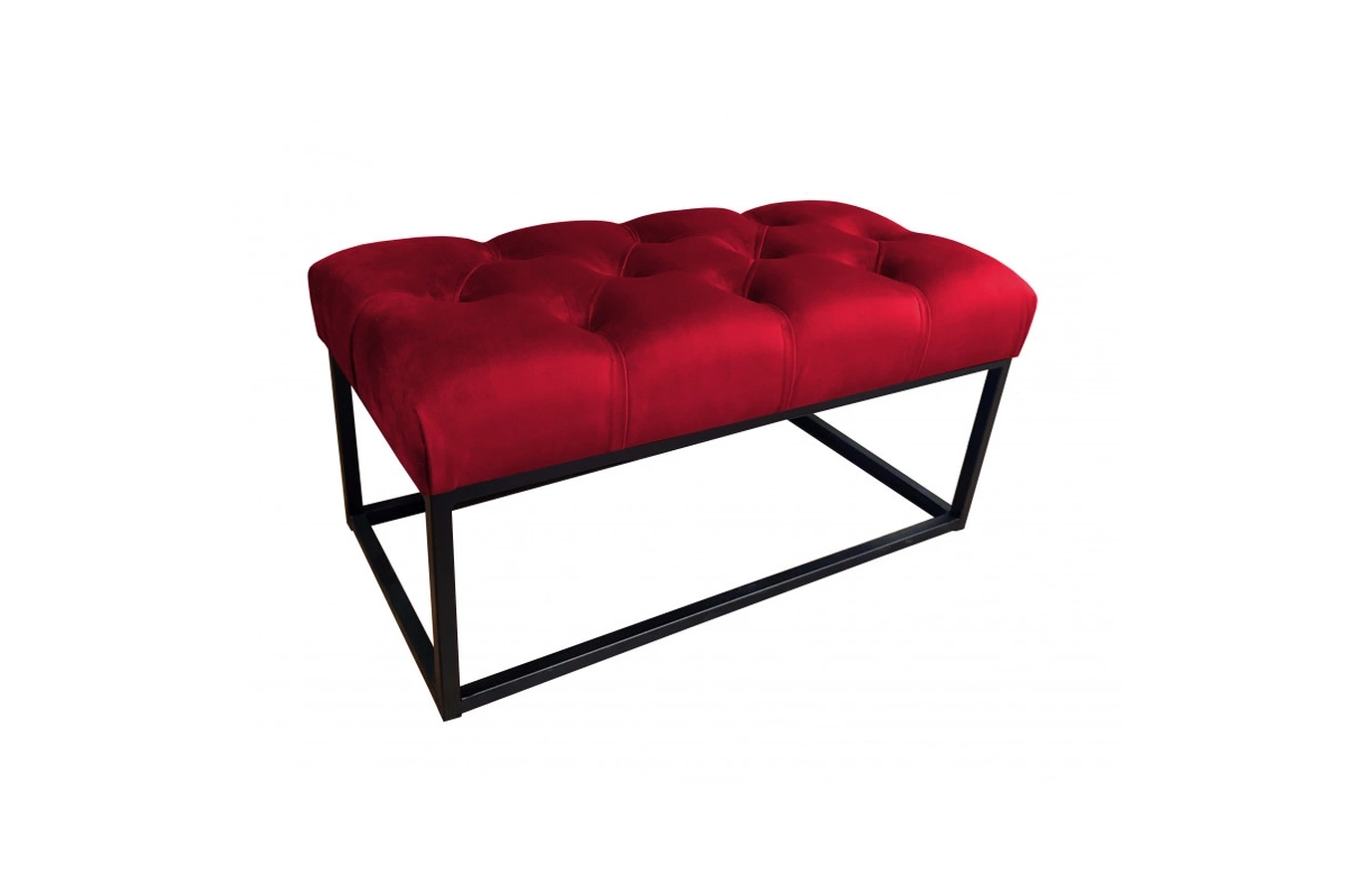 Tapicerowana ławka CITY na metalowych nogach / kolor tkaniny + podstawy do wyboru!