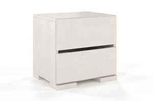 Drewniana szafka nocna bukowa Visby Sandemo High 2S / szer. 40 cm