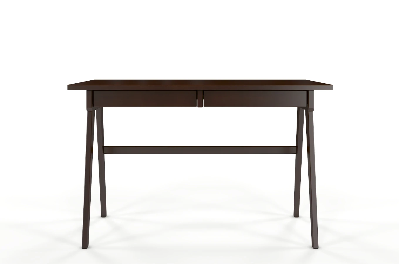 Drewniane bukowe biurko / toaletka z szufladami Visby EDDA / 120x65 cm