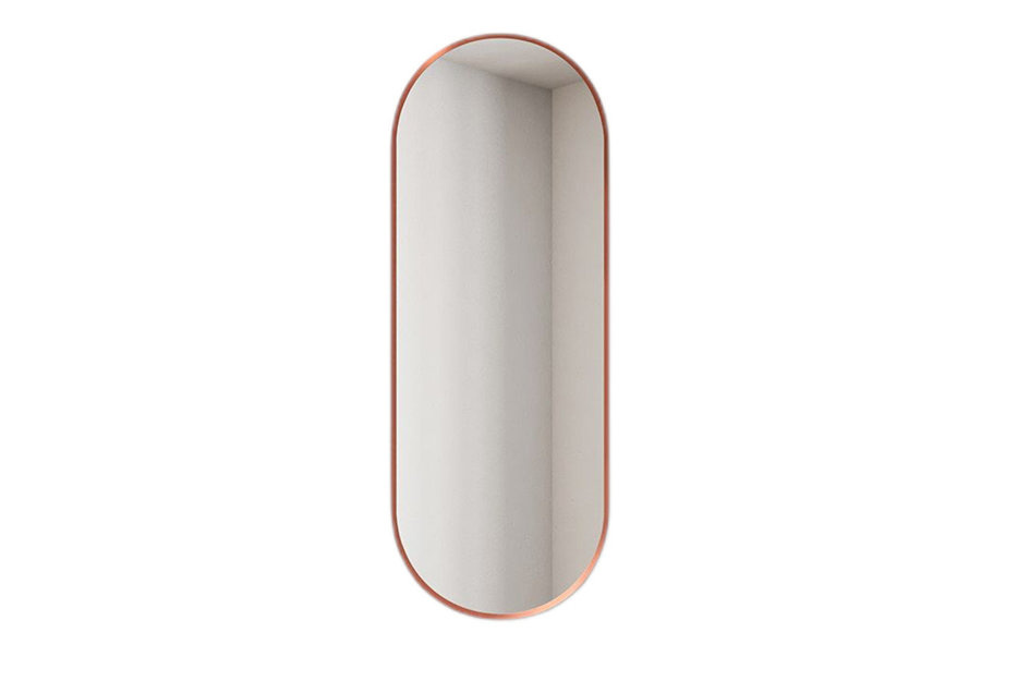 Owalne lustro KORIA Delicate / rama dostępna w 5 kolorach
