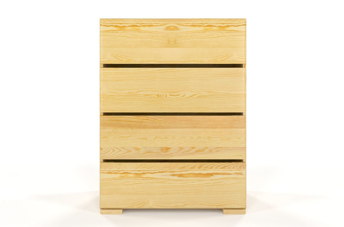 Drewniana komoda sosnowa Visby Sandemo 4S80 / szer. 80 cm