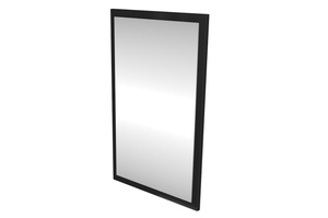 Lustro Dancan EVELINE w ramie w kolorze czarnym