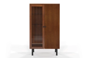 Witryna bukowa Visby NORVIK High / kolor orzech