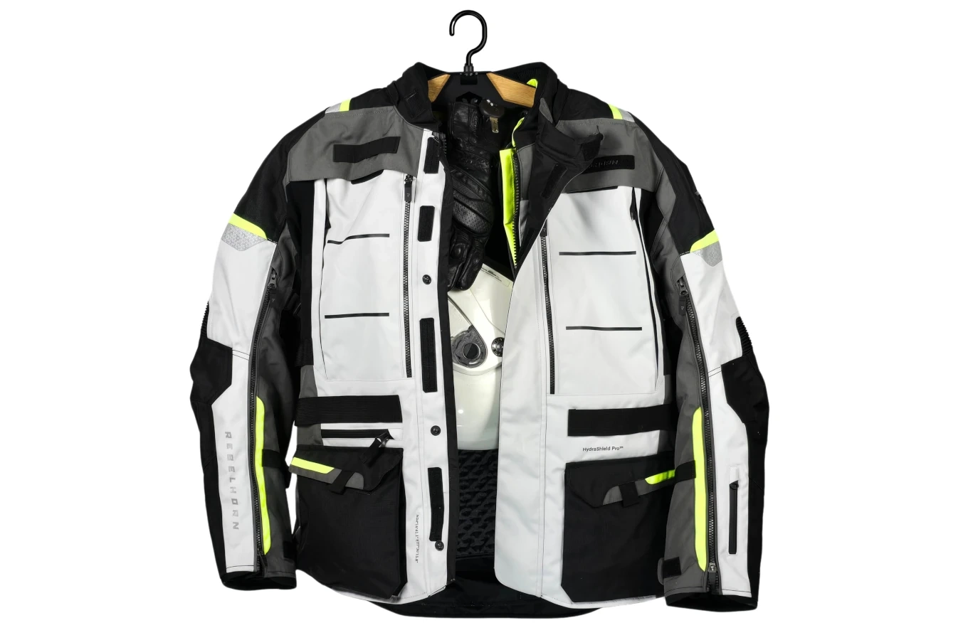 Metalowy wieszak na kask i ubrania motocyklowe Redface ADV / przechowuj wszystko w jednym miejscu, bez wiercenia!