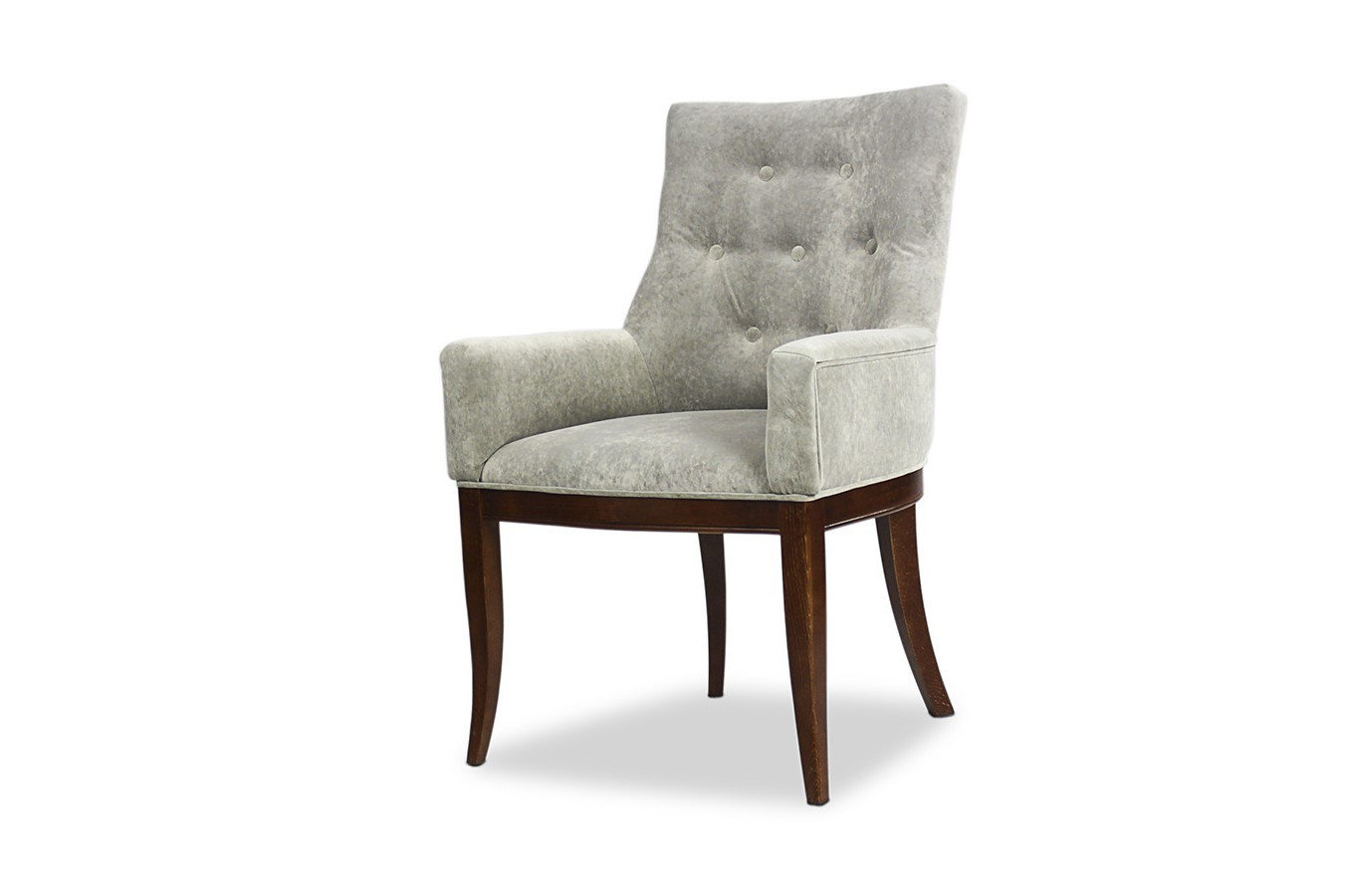 Eleganckie krzesło tapicerowane 749 z pikowanym oparciem