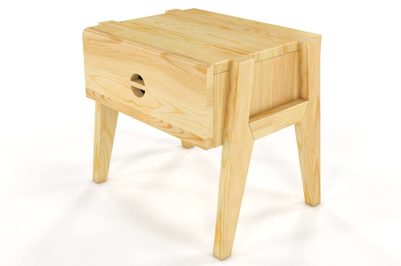 Szafka nocna drewniana sosnowa Visby RADOM / szer. 45 cm