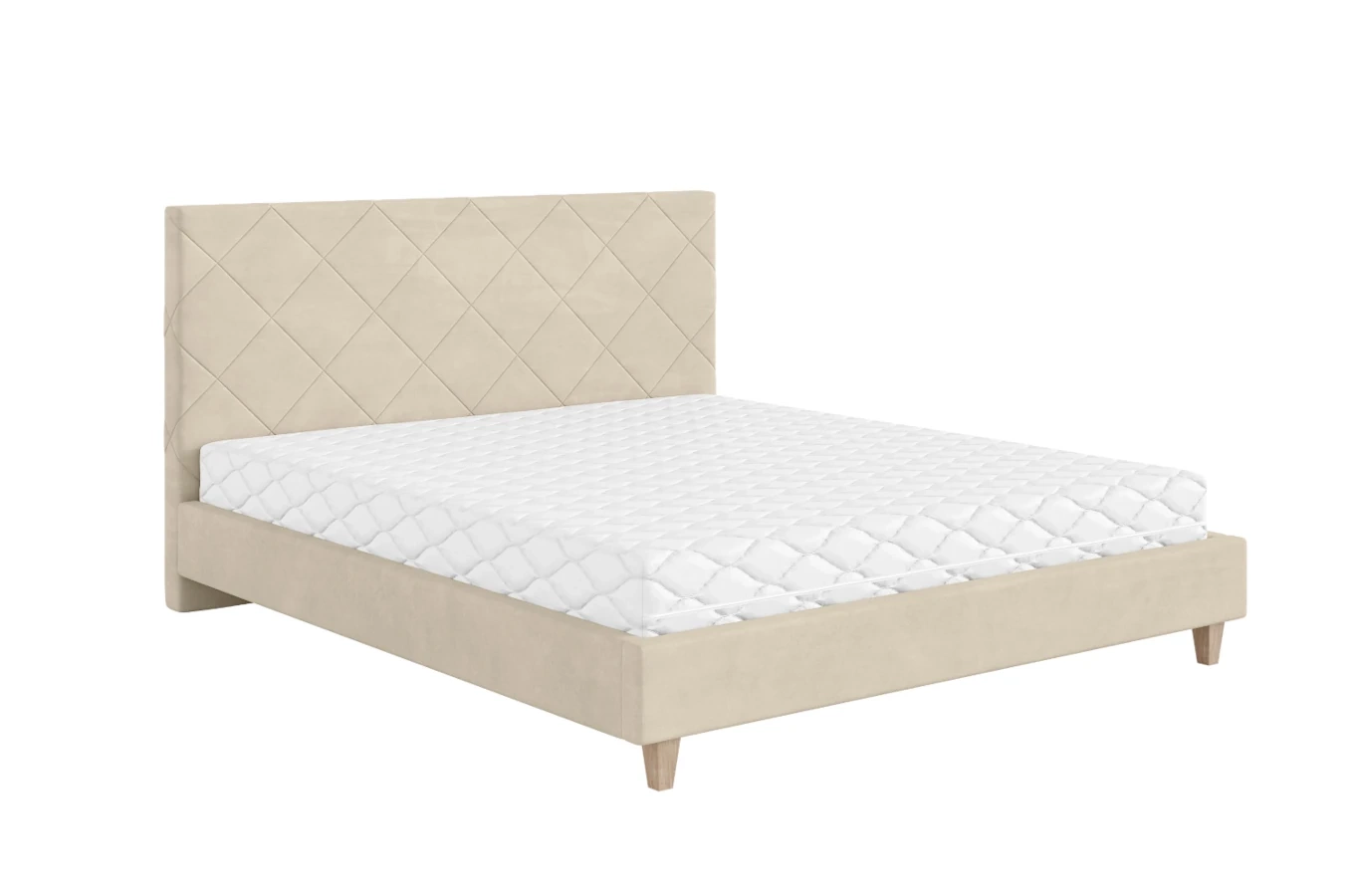 Tapicerowane niskie łóżko FIONA