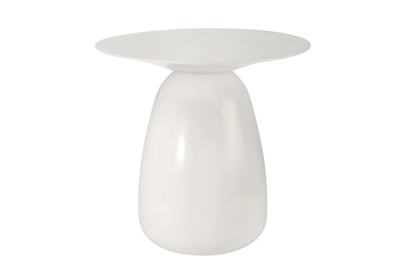 Stolik drewniany Kayani BAOBAB 34 różne kolory, wys. 34 cm / kolor biały RAL