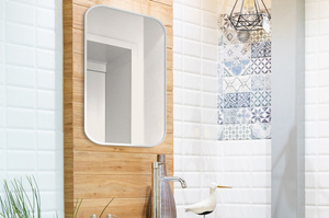 Prostokątne lustro MIRA Delicate / rama dostępna w 5 kolorach