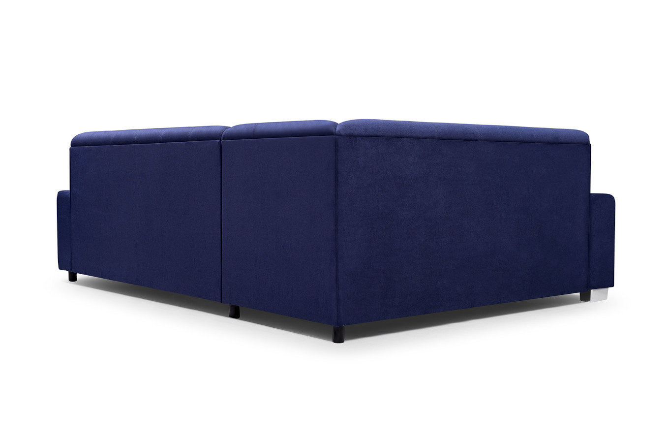 Nowoczesny rozkładany narożnik ARTUR z pojemnikiem na pościel + puf w zestawie