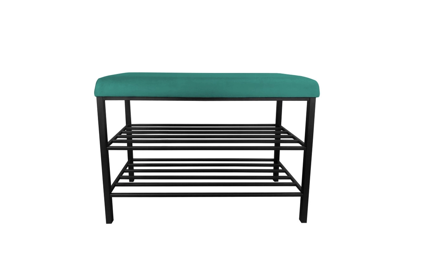Tapicerowana ławka na buty DEXTER na metalowych nogach / kolor tkaniny do wyboru!